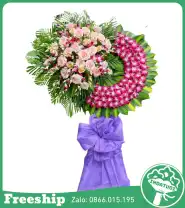 Vòng Hoa Phúng Điếu – Tiễn Biệt Bình An - Mã: I-045 - Giá: 900.000đ