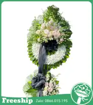 Vòng Hoa Tưởng Niệm – Cầu Bình An - Mã: I-051 - Giá: 1.300.000đ