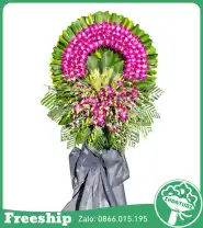 Vòng Hoa Viếng Người Già Giá Rẻ - Mã: I-074 - Giá: 800.000đ