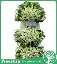 Kệ Hoa 3 Tầng Kính Viếng Tập Thể - Mã: I-080 - Giá: 1.900.000đ