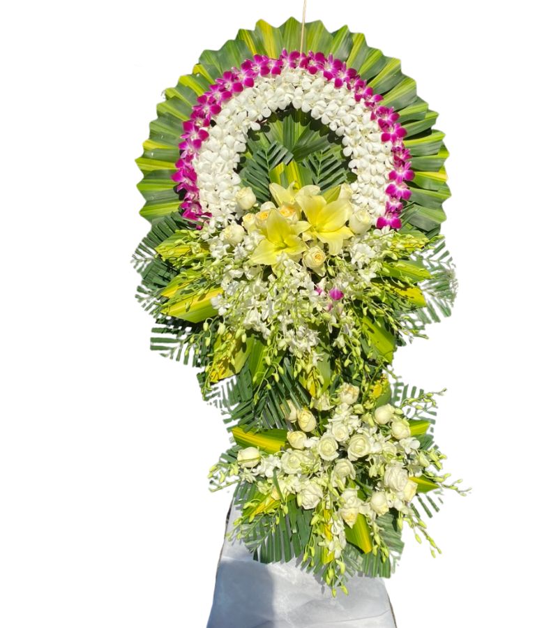 Vòng Hoa Phúng Điếu - Tiễn Biệt