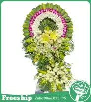 Vòng Hoa Phúng Điếu - Tiễn Biệt - Mã: I-081 - Giá: 1.300.000đ
