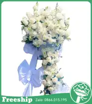 Kệ Hoa Hồng Trắng Hiện Đại - Mã: I-083 - Giá: 2.000.000đ