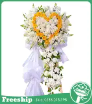 Kệ Hoa Viếng Hiện Đại Trái Tim - Mã: I-084 - Giá: 2.100.000đ
