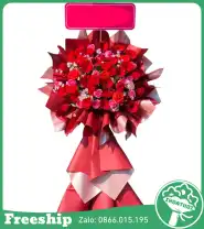 Kệ Hoa Khai Trương Đẹp – Làm Ăn Phát Đạt