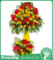 Kệ Hoa Khai Trương Tổng Hợp – Chúc Mừng Hưng Thịnh - Mã: I-112 - Giá: 900.000đ