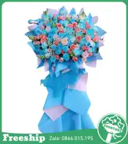 Kệ Hoa Khai Trương Tông Xanh – Bền Vững Phát Triển - Mã: I-115 - Giá: 10.000.000đ