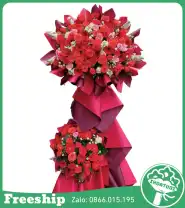 Kệ Hoa Khai Trương 2 Tầng – Đại Cát Đại Lợi - Mã: I-119 - Giá: 1.300.000đ