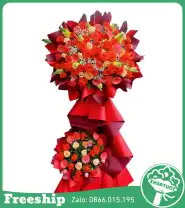 Kệ Hoa Khai Trương 2 Tầng – Đại Cát Đại Lợi