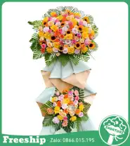 Kệ Hoa Khai Trương Nổi Bật – Thu Hút Tài Lộc - Mã: I-129 - Giá: 1.350.000đ