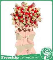 Kệ Hoa Khai Trương – Hồng Phát Trọn Năm