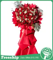 Kệ Hoa Khai Trương Đẹp – Làm Ăn Phát Đạt