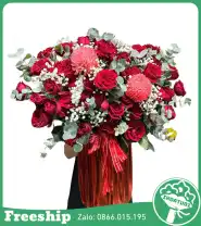 Lẵng Hoa Chúc Mừng Kỉ Niệm - Mã: I-142 - Giá: 800.000đ