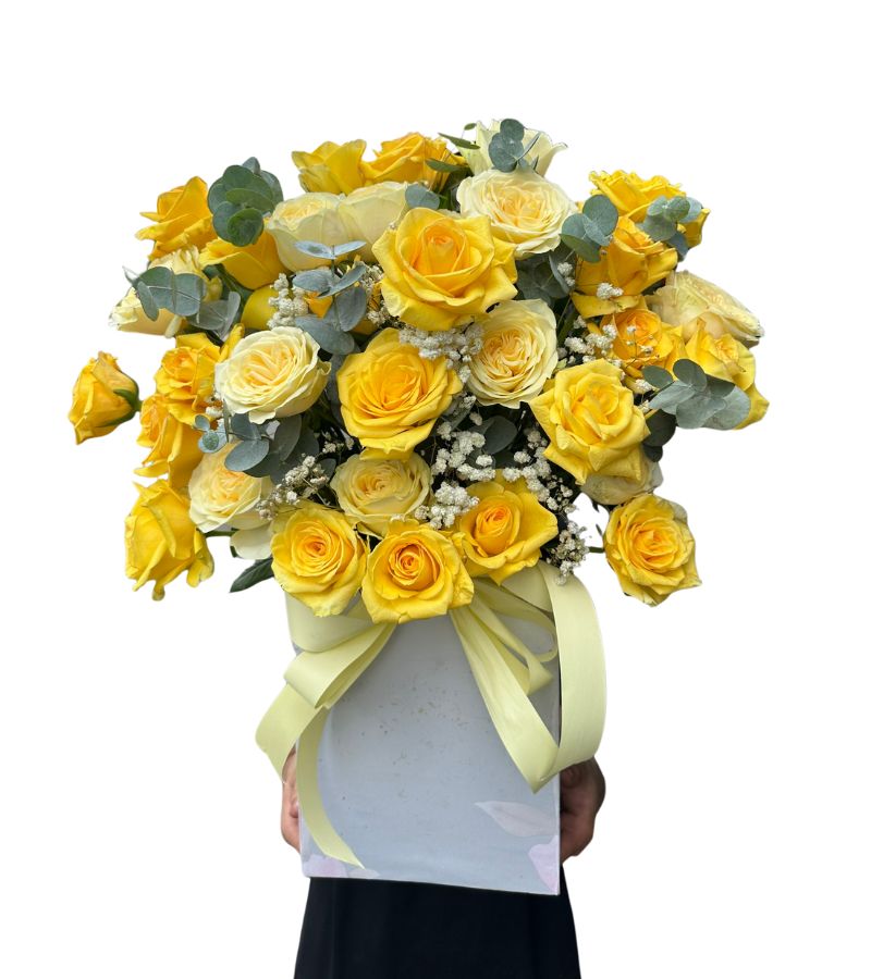 Giỏ Hoa Tone Vàng Giá Rẻ