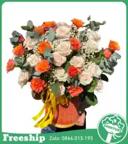 Giỏ Hoa Chúc Mừng Khởi Sắc - Mã: I-155 - Giá: 550.000đ
