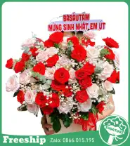 Giỏ Hoa Mừng Khai Trương Giá Rẻ