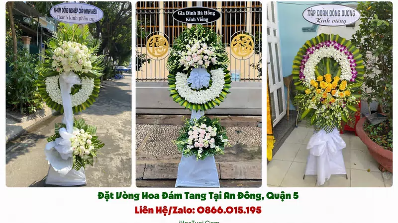 Đặt Vòng Hoa Đám Tang Phường An Đông, TP.HCM (Quận 5 Cũ)