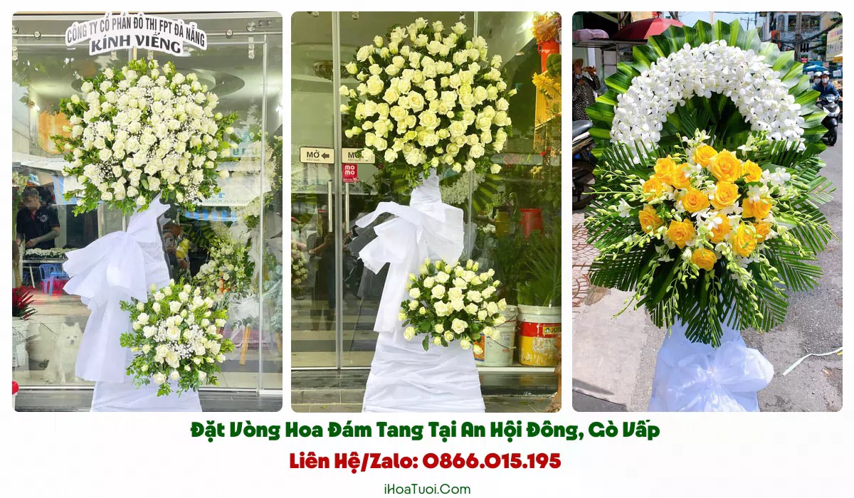 Đặt Vòng Hoa Đám Tang Phường An Hội Đông, TP.HCM (Gò Vấp Cũ)