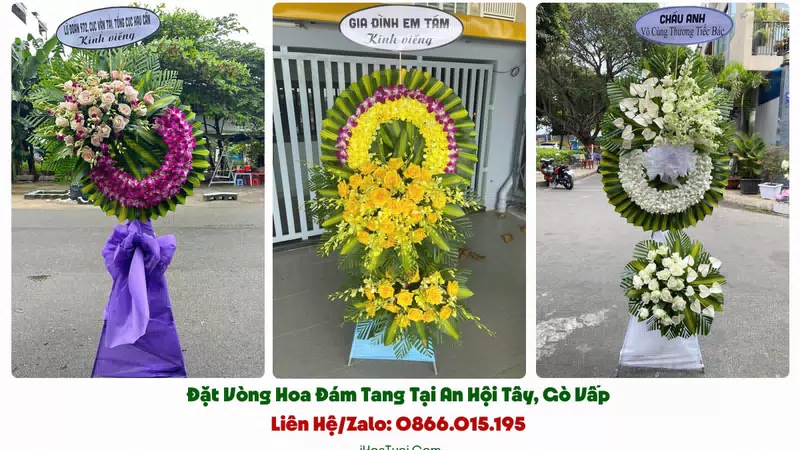 Đặt Hoa Tang Lễ Phường An Hội Tây, TP.HCM (Gò Vấp Cũ)