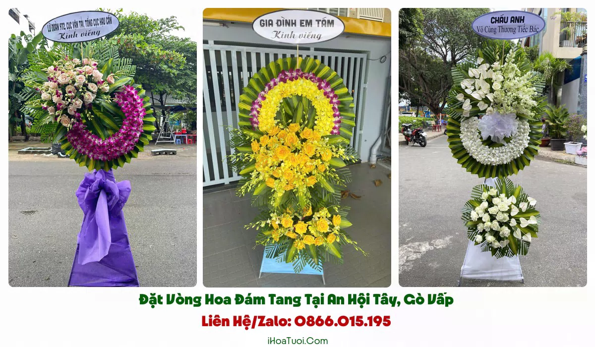 Đặt Hoa Tang Lễ Phường An Hội Tây, TP.HCM (Gò Vấp Cũ)