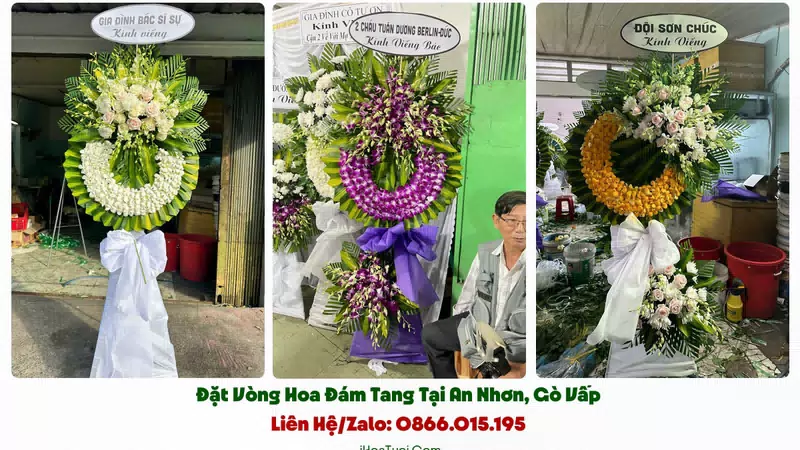 Đặt Vòng Hoa Đám Tang Phường An Nhơn, TP.HCM (Gò Vấp Cũ)