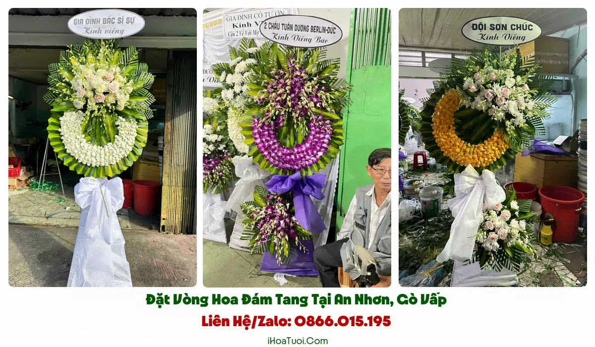 Đặt Vòng Hoa Đám Tang Phường An Nhơn, TP.HCM (Gò Vấp Cũ)
