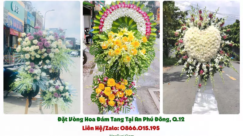 Đặt Hoa Tang Lễ Phường An Phú Đông, TP.HCM (Quận 12 Cũ)