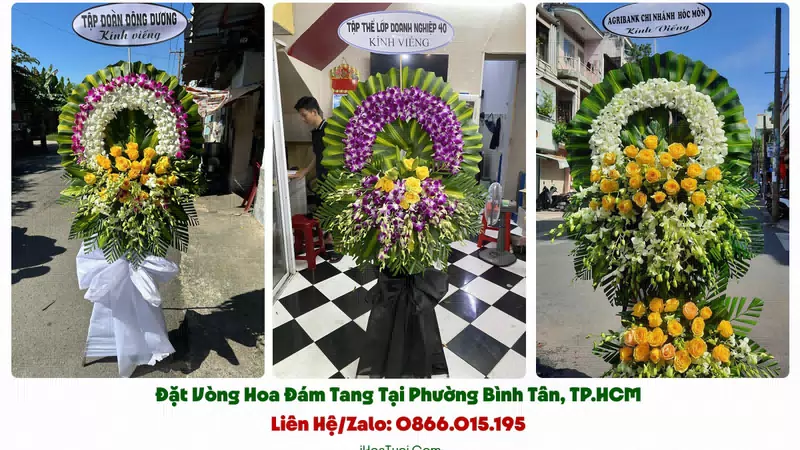 Đặt Hoa Tang Lễ Phường Bình Tân, TP.HCM (Quận Bình Tân Cũ)