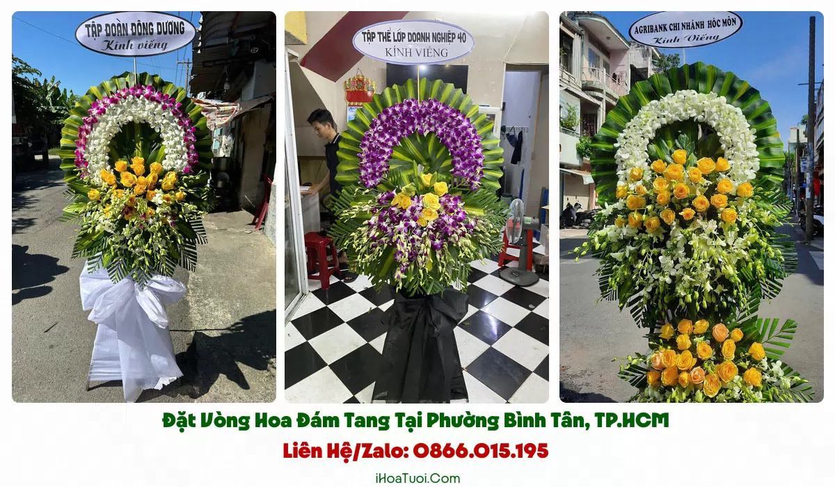 Đặt Hoa Tang Lễ Phường Bình Tân, TP.HCM (Quận Bình Tân Cũ)