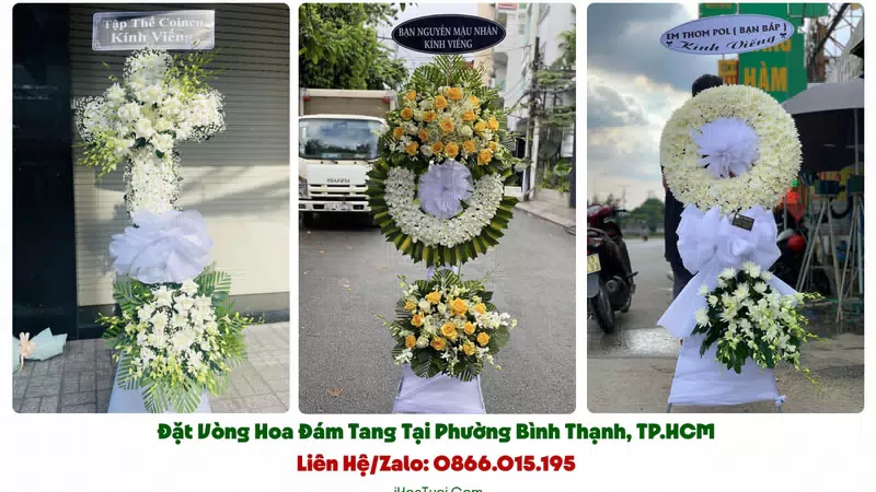 Đặt Vòng Hoa Tang Lễ Phường Bình Thạnh, TP.HCM (Quận Bình Thạnh Cũ)