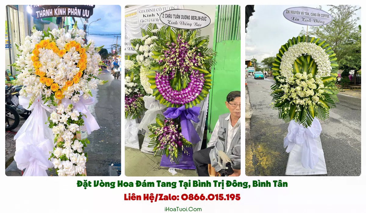 Giao hoa tang lễ khắp Phường Bình Trị Đông và khu lân cận