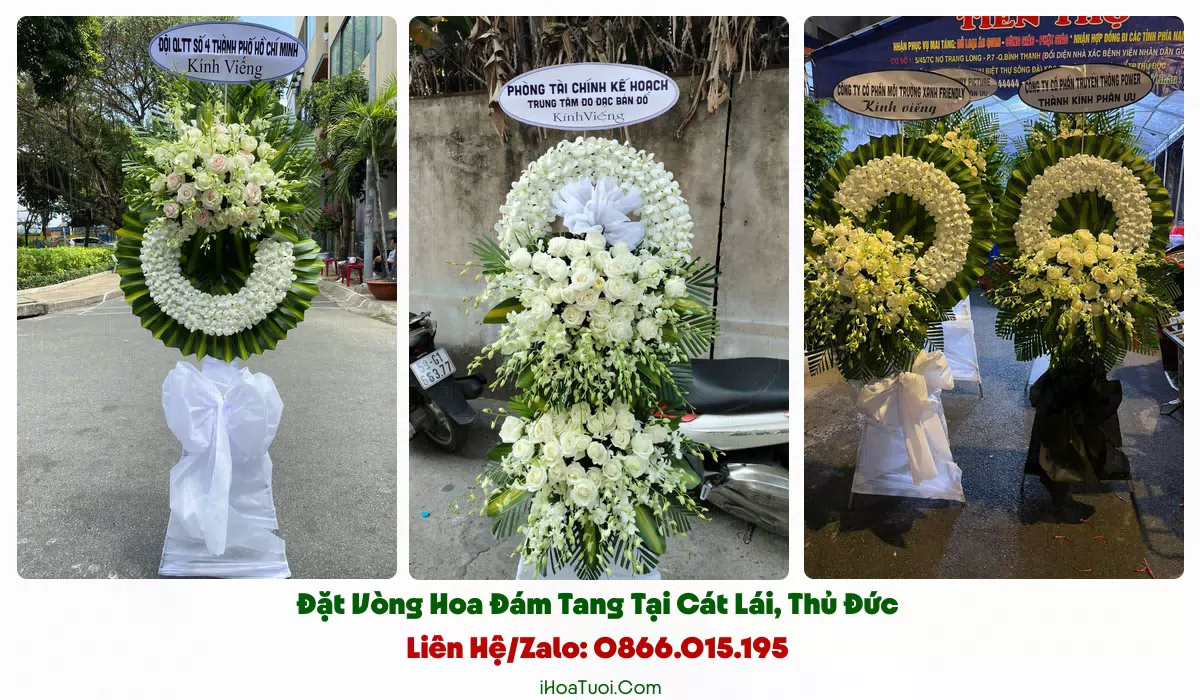 Đặt Vòng Hoa Tang Lễ Phường Cát Lái, TP.HCM (TP Thủ Đức Cũ)
