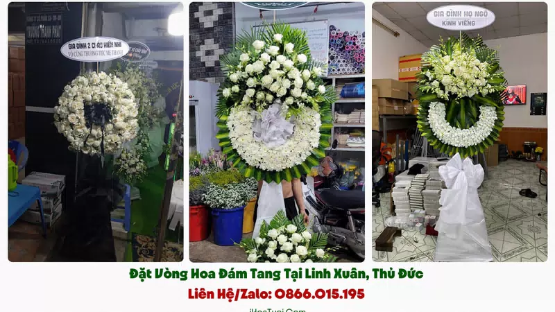 Đặt Vòng Hoa Đám Tang Phường Linh Xuân, TP.HCM (TP Thủ Đức Cũ)