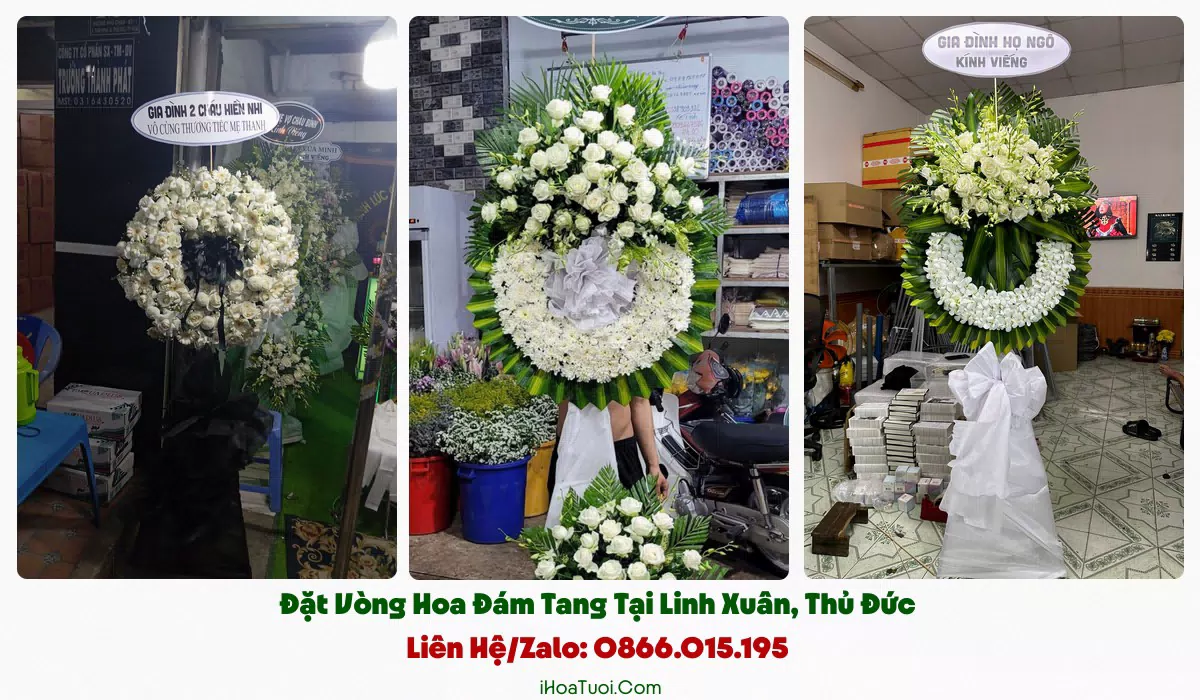 Đặt Vòng Hoa Đám Tang Phường Linh Xuân, TP.HCM (TP Thủ Đức Cũ)