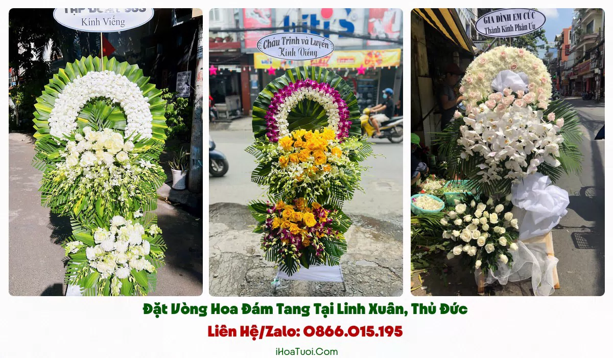 Giao hoa viếng khắp Phường Linh Xuân và lân cận