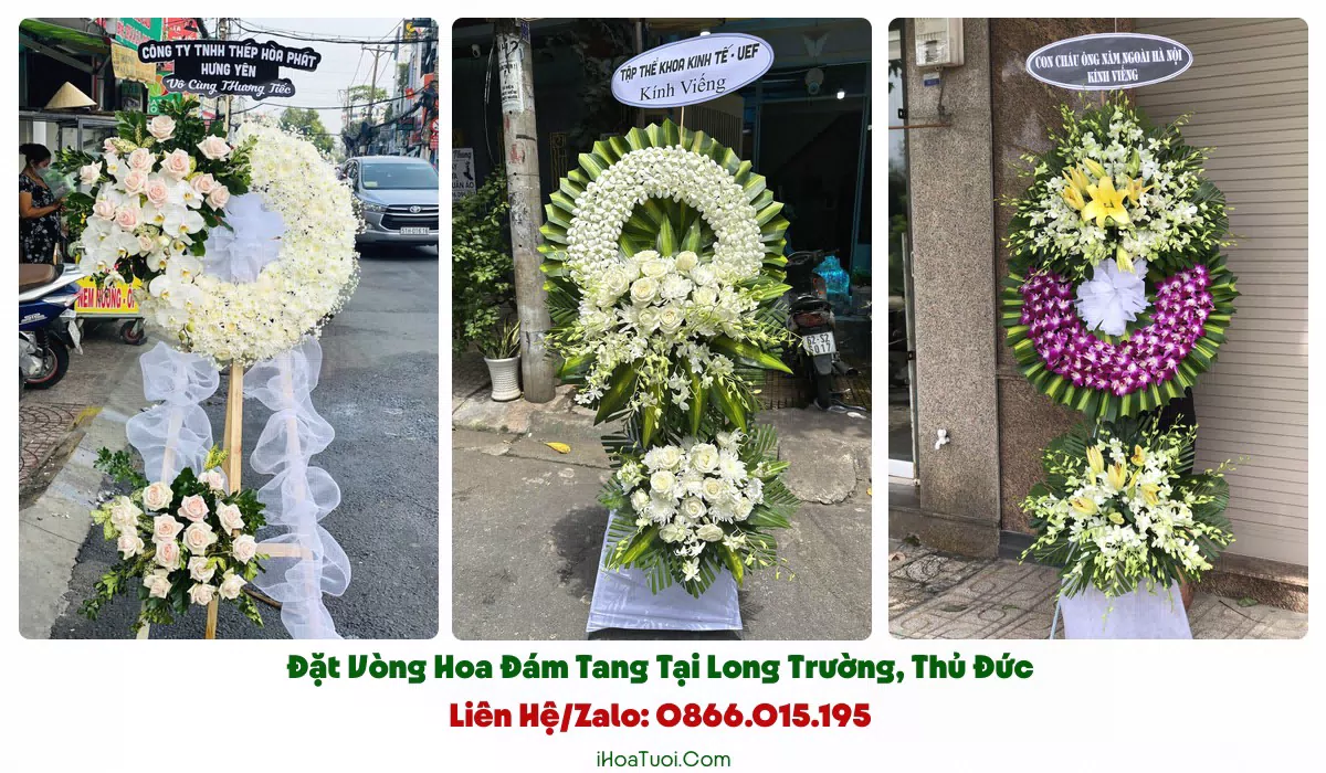 Đặt Vòng Hoa Tang Lễ Phường Long Trường, TP.HCM (TP Thủ Đức Cũ)