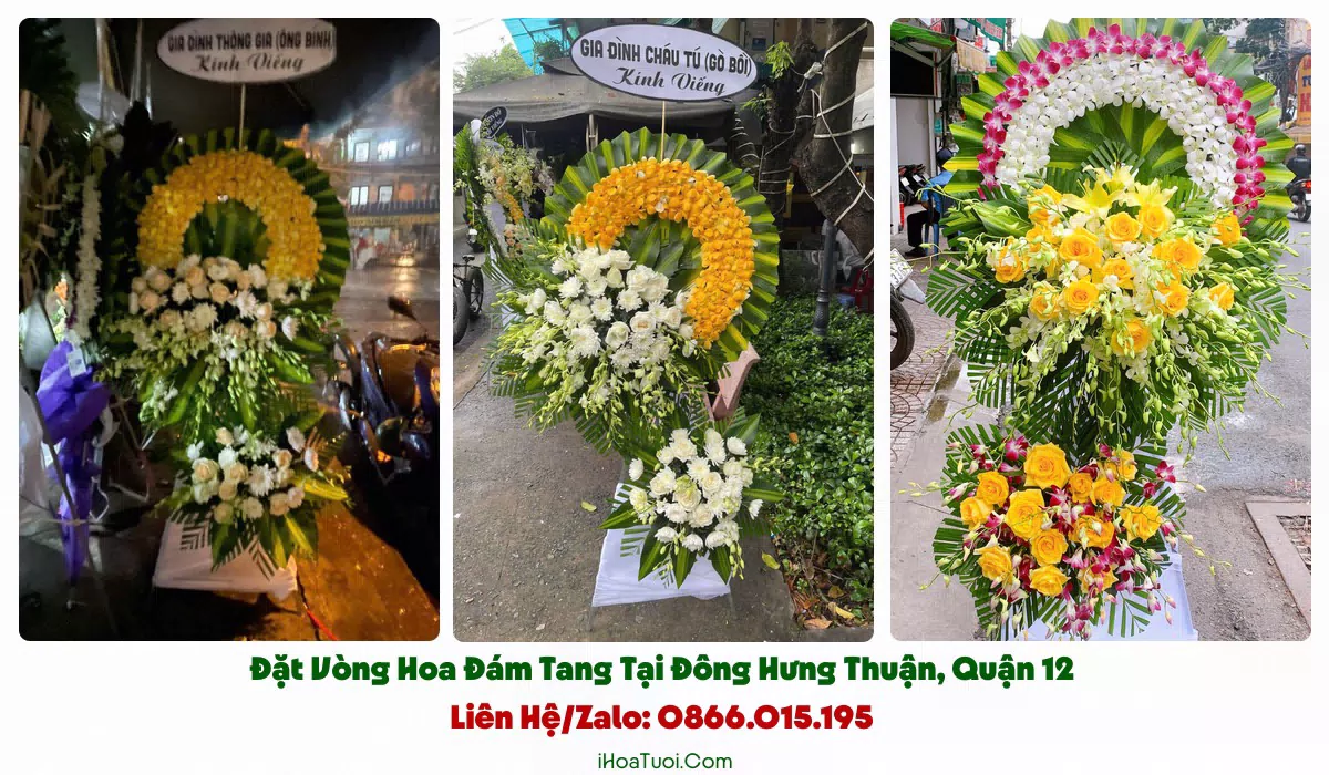 Giao hoa tang lễ đúng giờ tại Phường Đông Hưng Thuận