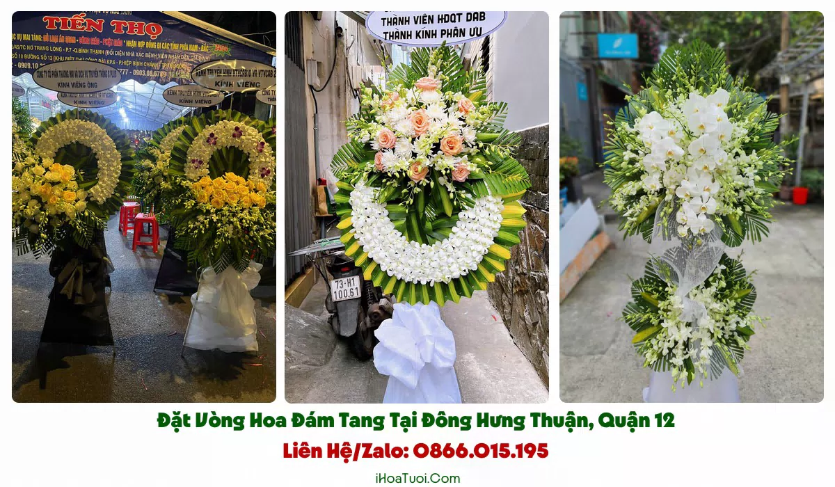 Giao hoa viếng khắp Phường Đông Hưng Thuận và khu lân cận