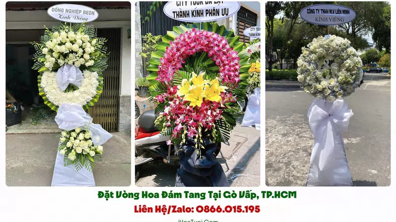 Đặt Vòng Hoa Đám Tang Phường Gò Vấp, TP.HCM (Quận Gò Vấp Cũ)