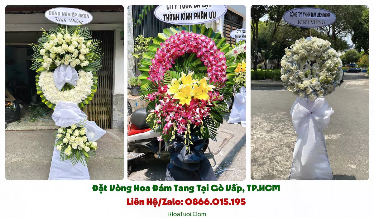 Đặt Vòng Hoa Đám Tang Phường Gò Vấp, TP.HCM (Quận Gò Vấp Cũ)