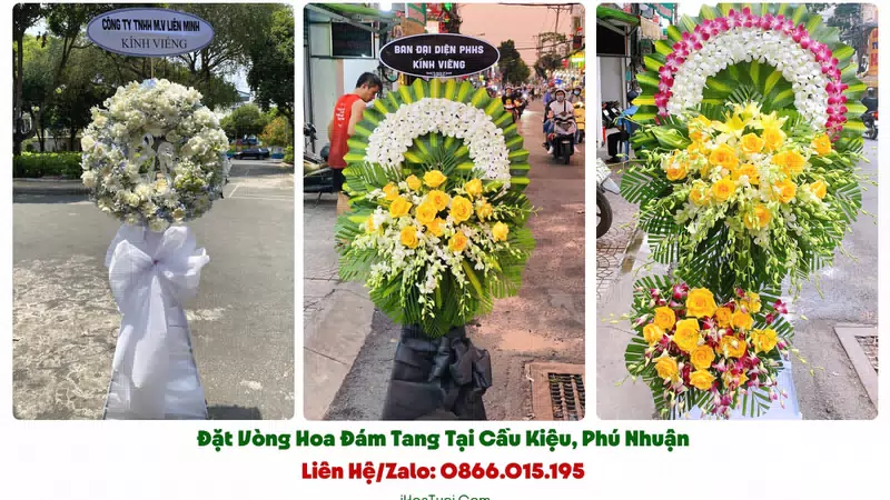 Đặt Vòng Hoa Đám Tang Phường Cầu Kiệu, TP.HCM (Phú Nhuận Cũ)