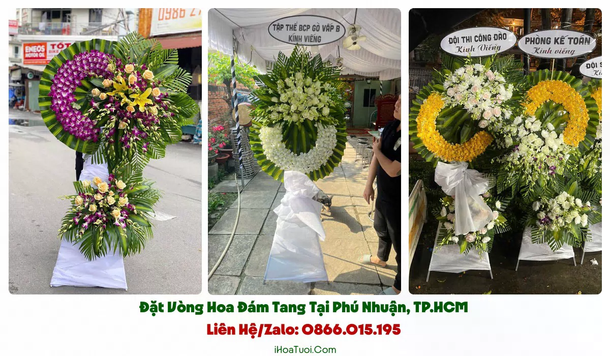 Đặt Vòng Hoa Tang Lễ Phường Phú Nhuận, TP.HCM (Quận Phú Nhuận Cũ)