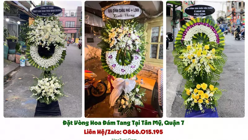 Đặt Hoa Tang Lễ Phường Tân Mỹ, TP.HCM (Quận 7 Cũ)