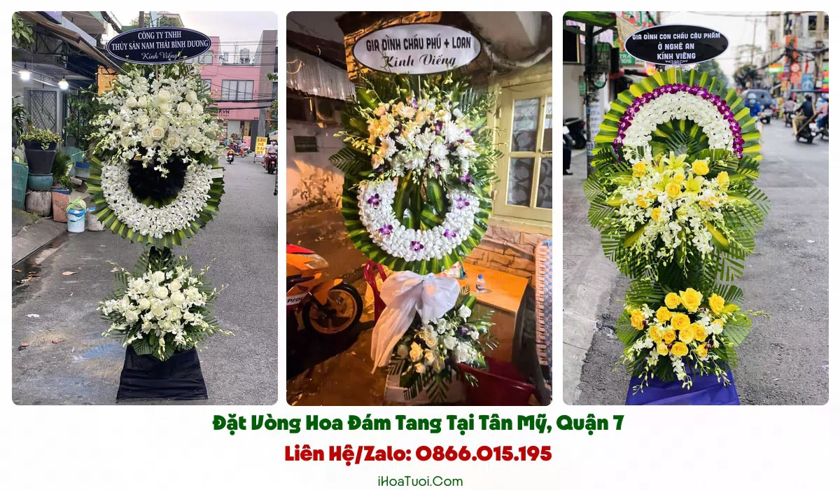 Đặt Hoa Tang Lễ Phường Tân Mỹ, TP.HCM (Quận 7 Cũ)