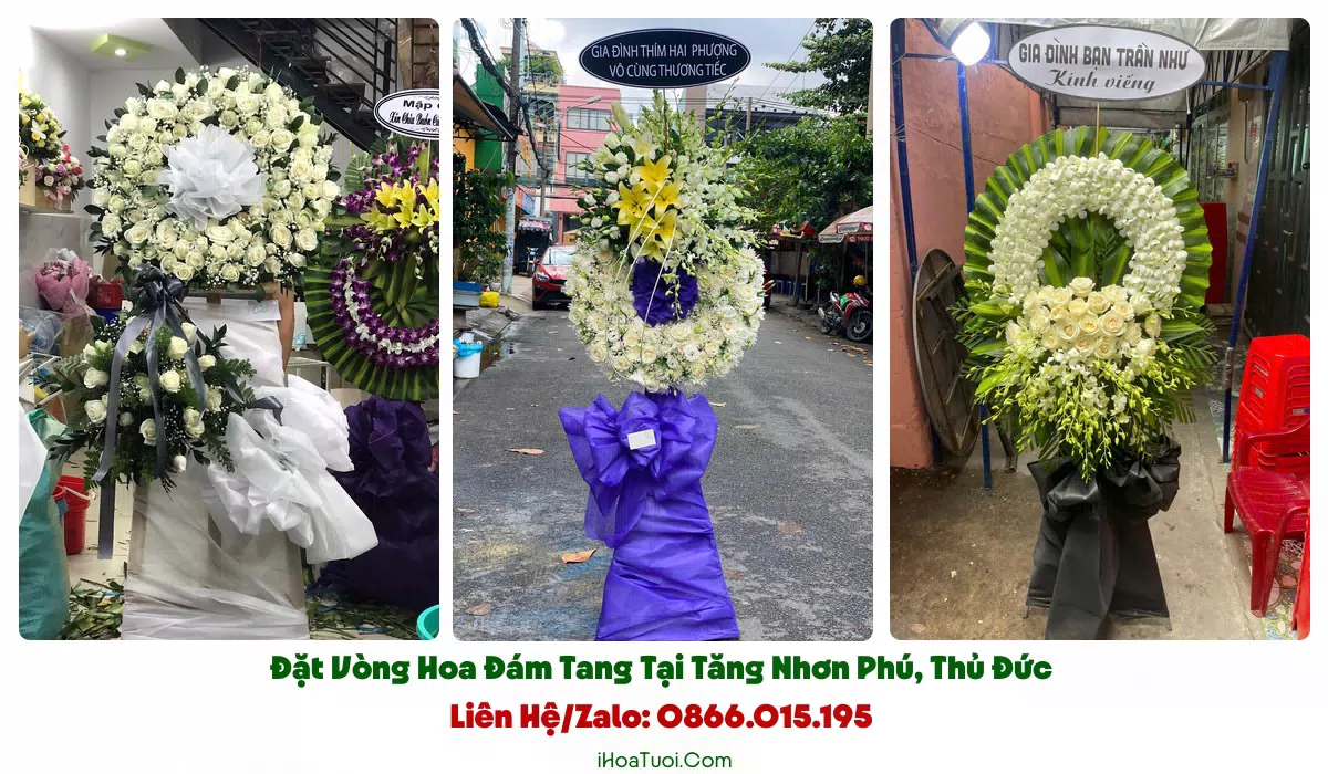 Các loại hoa tang lễ tại Phường Tăng Nhơn Phú