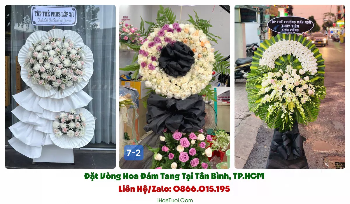 Các loại vòng hoa viếng đám tang Phường Tân Bình