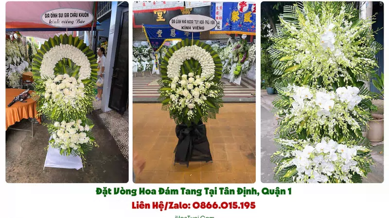 Đặt Vòng Hoa Tang Lễ Phường Tân Định, TP.HCM (Quận 1 Cũ)
