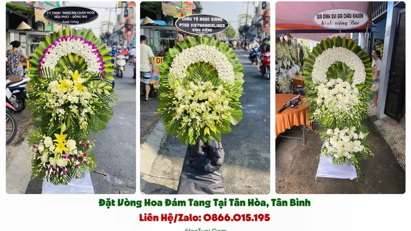 Đặt Vòng Hoa Đám Tang Phường Tân Hòa, TP.HCM (Quận Tân Bình Cũ)