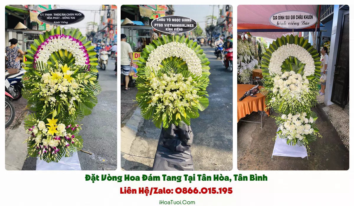 Đặt Vòng Hoa Đám Tang Phường Tân Hòa, TP.HCM (Quận Tân Bình Cũ)