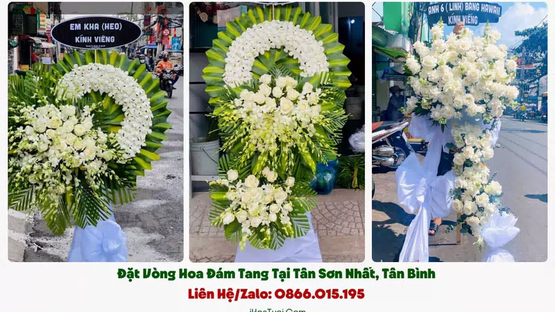 Đặt Vòng Hoa Đám Tang Phường Tân Sơn Nhất, TP.HCM (Quận Tân Bình Cũ)